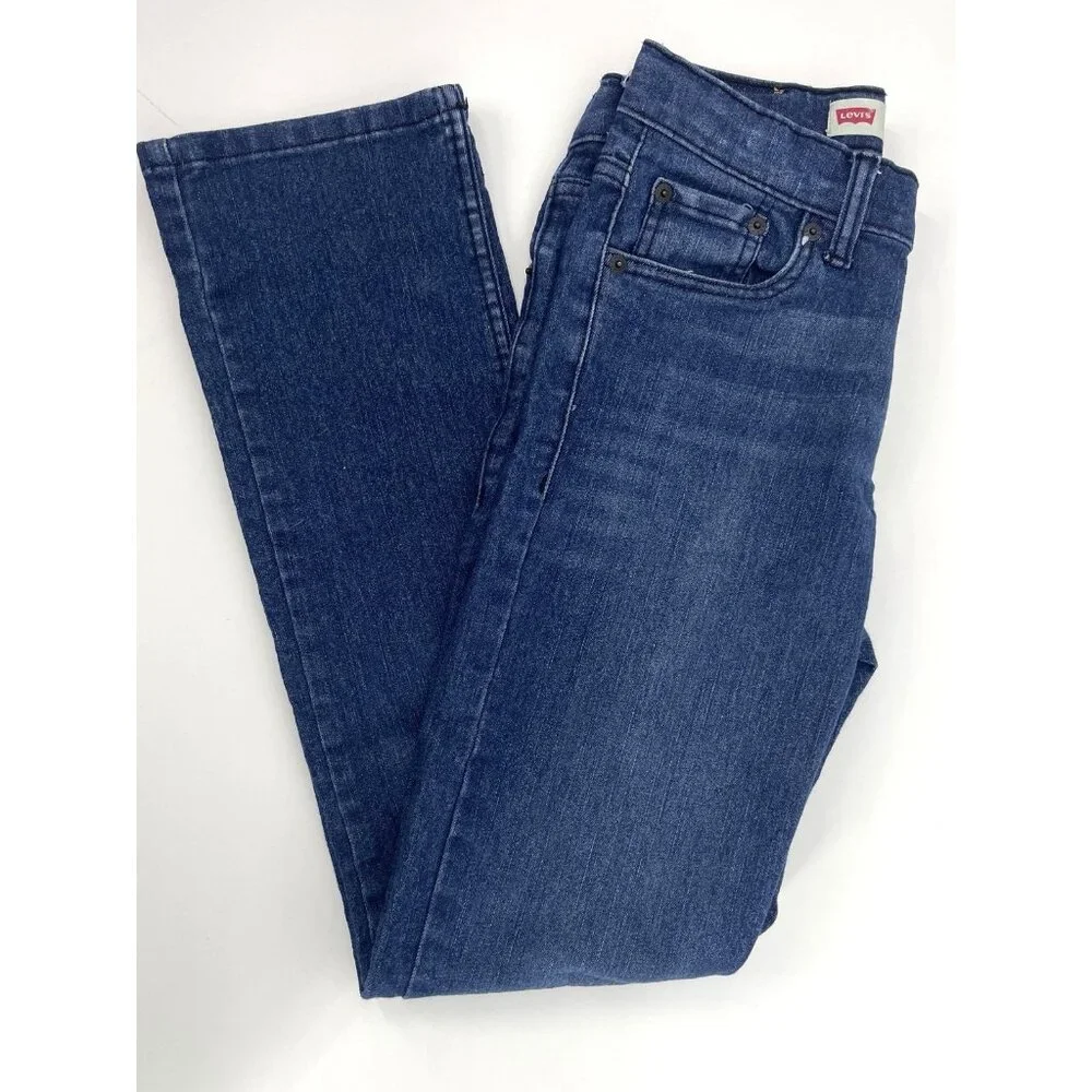 Boys Levi’s 511 Slim Jeans Size 14 Regular 27x27 Medium Wash - Picture 4 of 16